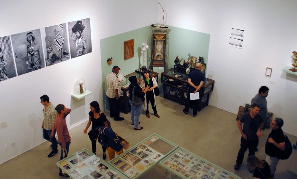 View of Nichols Gallery from upper floor
